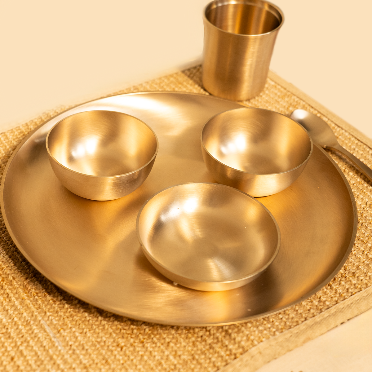 Kansa Thali Set | 6 Pieces | Boosts Immunity