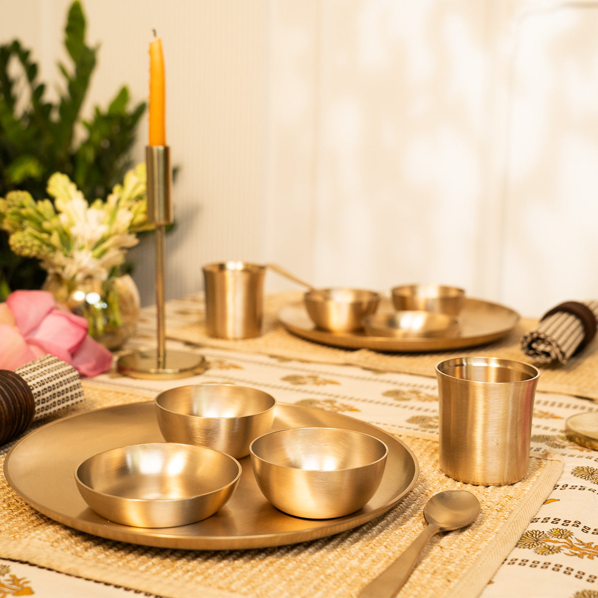 Kansa Thali Set | 6 Pieces | Boosts Immunity