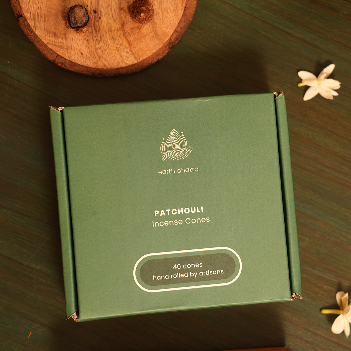 Patchouli Incense Cones | Pack of 40 | Charcoal-free