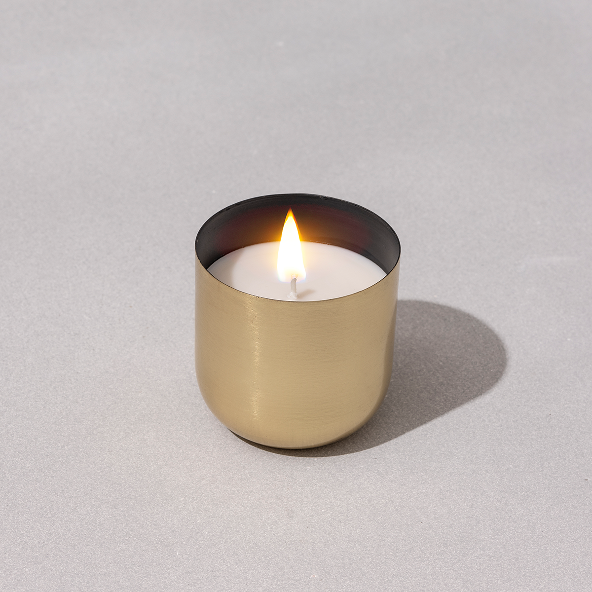 Brass Soy Wax Candles | Set of 2 | Lavender & Patchouli | Gift Box