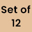 Kansa Thali Set of 12 | 72 Pieces | 11 inches | Boost Immunity