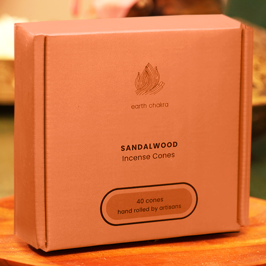 Sandalwood Incense Cones | Pack of 40 | Charcoal-free