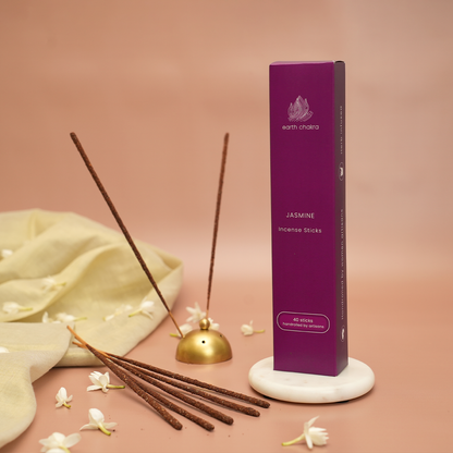 Jasmine Incense Sticks | Pack of 40 | Charcoal-free